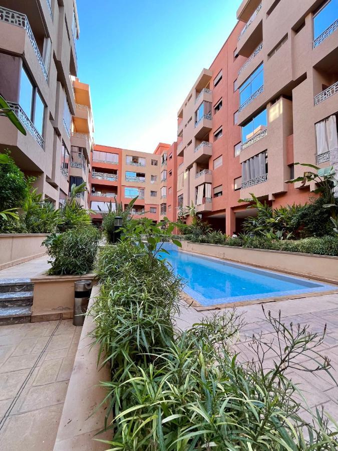 Bel Appartement A Marrakech En Residence Avec Piscine - Fibre & Netflix Marrakesh Exterior photo